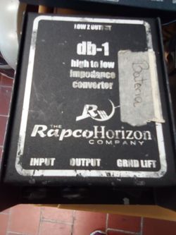 Rapco Horizon dB-1 High to Low Impedance Converter