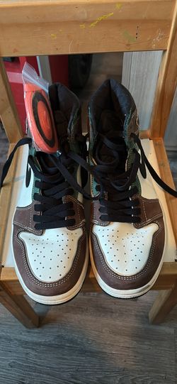 Nike Air Jordan 1 High OG Hand Crafted Size 9 DH3097-001 OG I Retro White