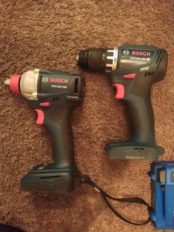 Brand New Bosch 18V Impact Wrench and Drill Driver Set TOOLS ONLY