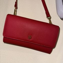 Red Tommy Hilfiger Crossbody 