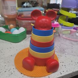 Mickey mouse stacking toy