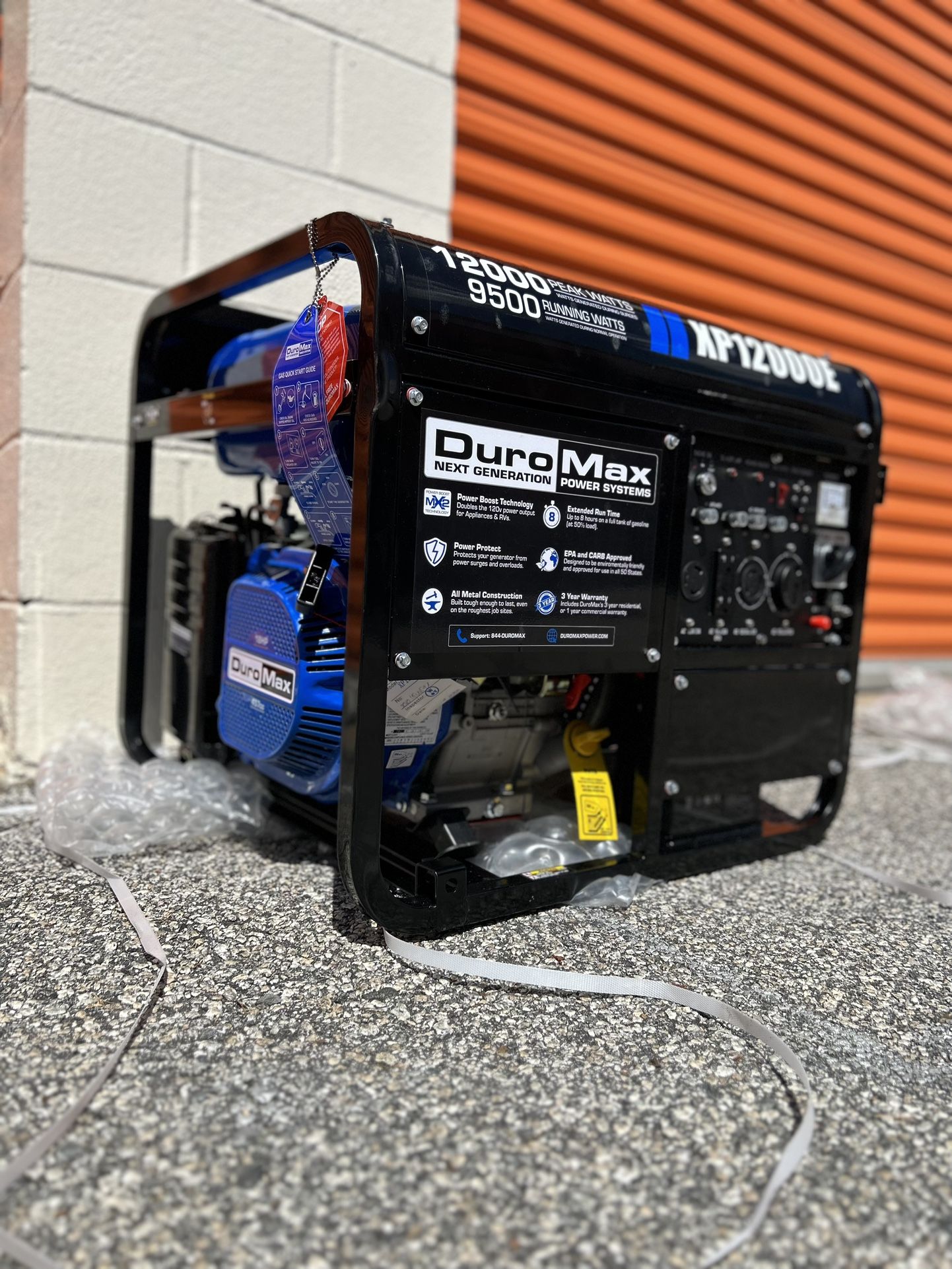 DuroMax XP12000E 12,000-Watt Portable Generator