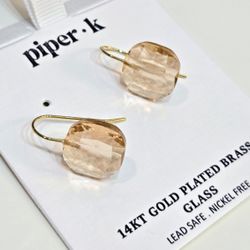 SHIPPING ONLY  *  Peach-Color Glass