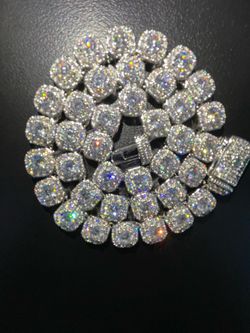 ADAMANS Cluster Tennis Chain (Cubic Zirconia)