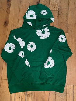 Denim Tears Cotton Wreath Hoodie Green