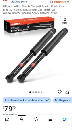 Brand new in box rear shocks for 2013-2015 Civic