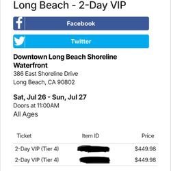 Warp tour Long Beach 