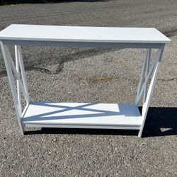 White Console Table