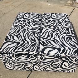 Ottoman-zebra Design With Storage