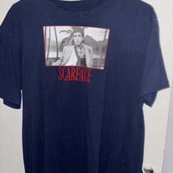 Dark Blue Scarface Shirt Men’s Size S