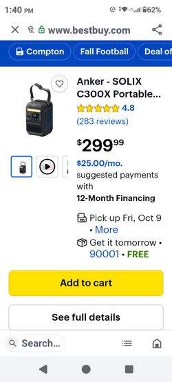 Anchor solix charging station