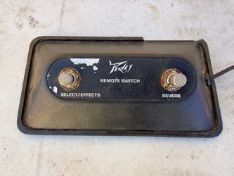 Peavey Remote Footswitch - "Select/Effects" Switch and "Reverb" Switch