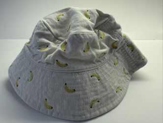 Bucket Hat with Banana Design. Adult- One size. Unbranded in Good Condition.