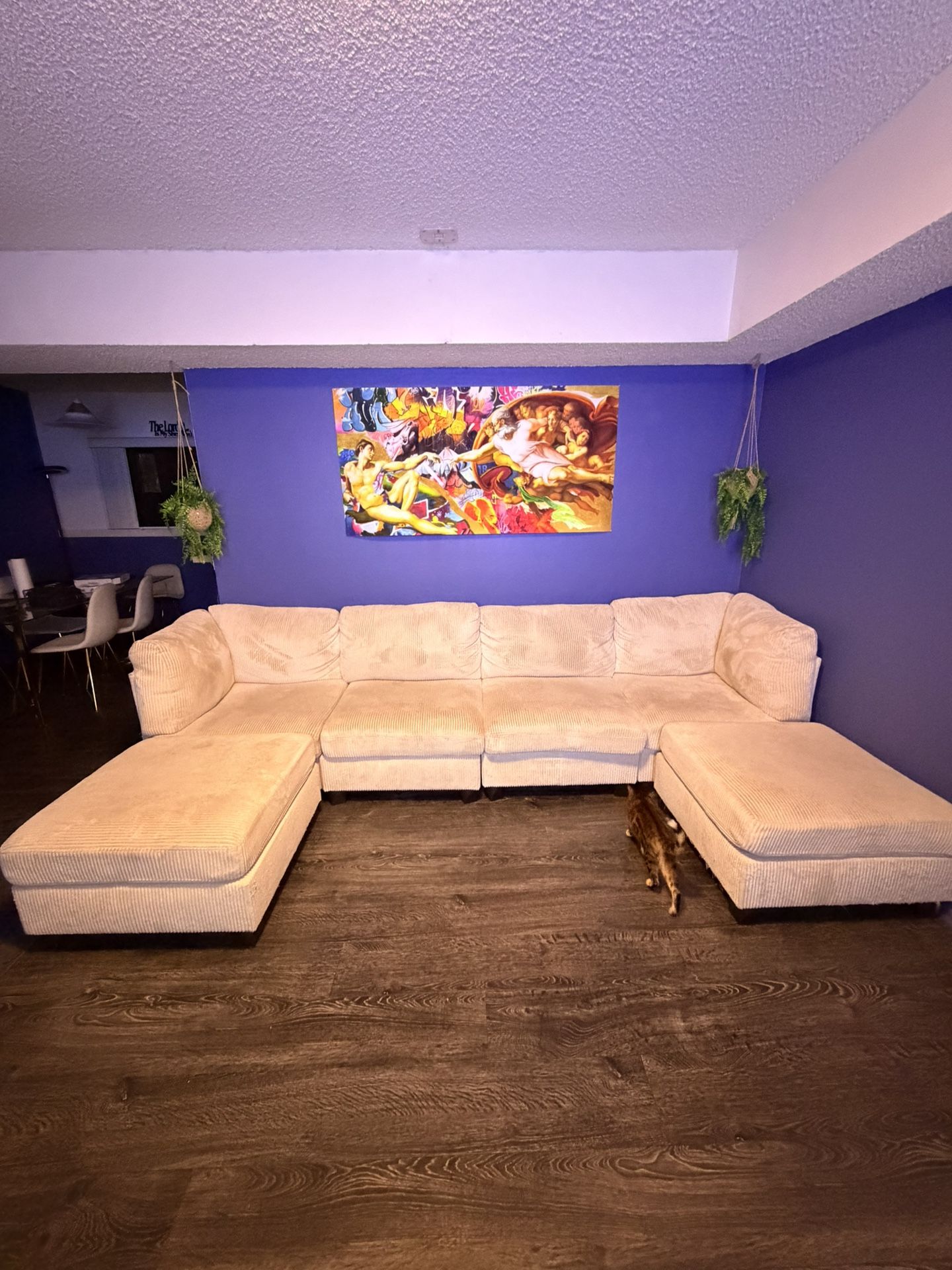 Cream Sectional Sofa