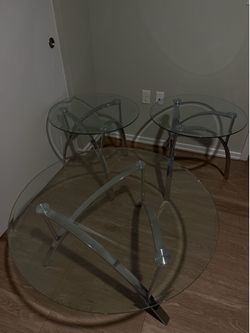 Glass tables
