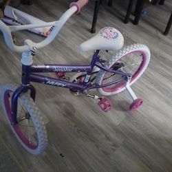 Huffy Bike With A Helmet Girls