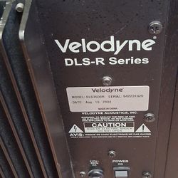 Velodyne 3500 DLS-R  8-inch Subwoofer With Audio quest Subwoofer Cable 