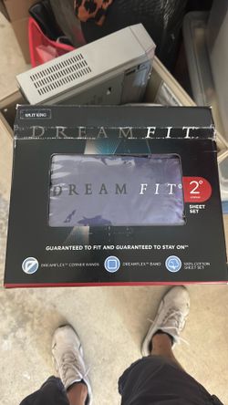 Sheet set for split king, dream fit