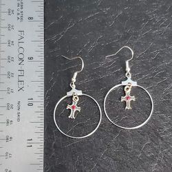 Silver Hoop Earrings