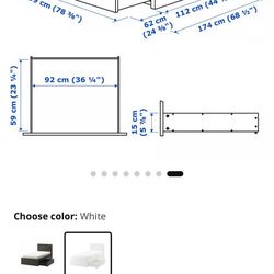 Ikea Twin bed with Mattress