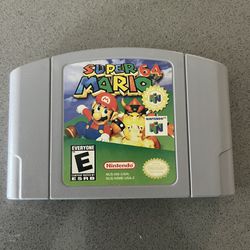 AUTHENTIC/ORIGINAL Super Mario 64 (N64)  