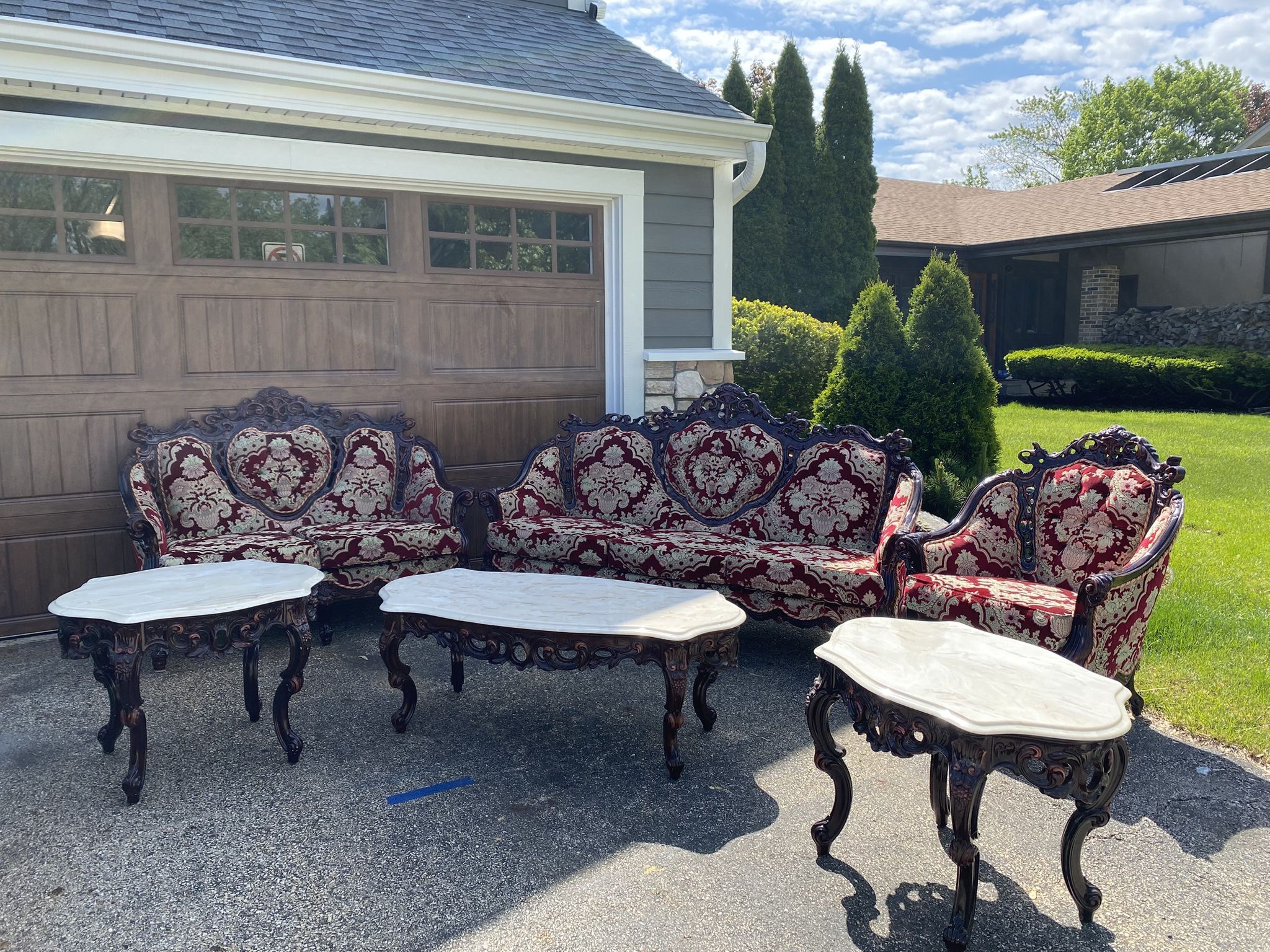 Antique Furniture Set (plus Free Wooden Table)