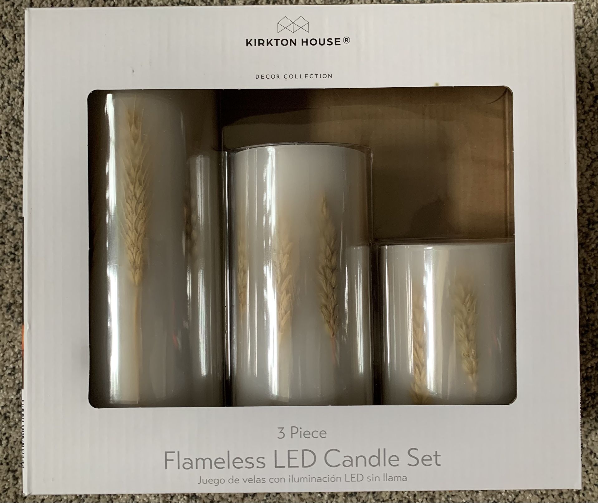 3pc Flameless LED Candle Set - NEW