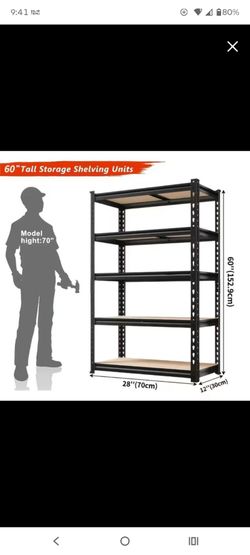 5-Tier Metal Garage Shelf