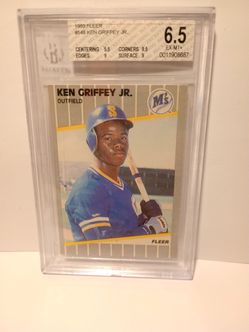1989 Fleer Ken Griffey Jr. Rookie graded
