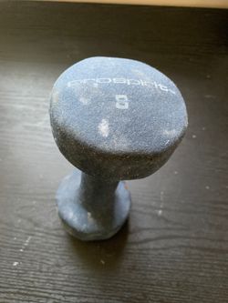 8 pounds Dumbbell used - What you see you get! Pickup And Cash Only