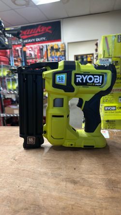 RYOBI ONE+ HP 18V 18-Gauge Brushless Cordless AirStrike Brad Nailer (Tool Only)