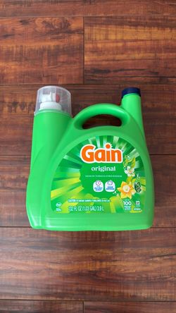 Gain Laundry Detergent: Original Scent ; Notes Of Florals & Citrus Sunshine 132 oz