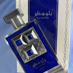 Lattafa’s Pride “Blue Sapphire” Eau De Parfum / Natural Spray 100mL in Open Box