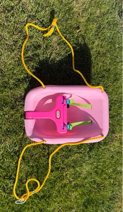 Little Tikes Pink Toddler Swing Seat with Rope – Outdoor Play Upgrade