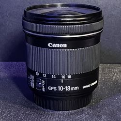 Canon EF S 10-18mm STM Ultra Wide Zoom Lens