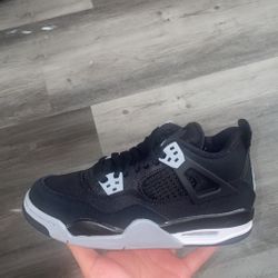Jordan 4 Black Canvas 