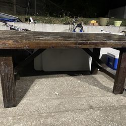 Kitchen Table Brown Color 4 Chairs 1 Bench $350.00  O.B.O