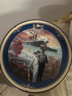 4 Collectible Titanic Ceramic Plates