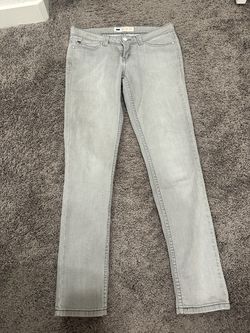 Levi's Demi Curve Women's Light Gray Slim Skinny Stretch Denim Jeans 26