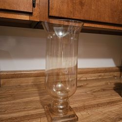 tall  glass vase