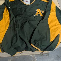 Athletic A's Windbreaker Majestic 
