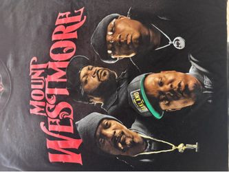 Mount Westmore T-shirt XL - Ice Cube, E-40, Snoop Dogg, Too Short