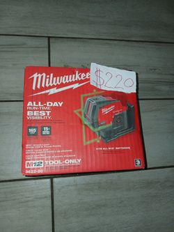 Milwaukee m12 laser