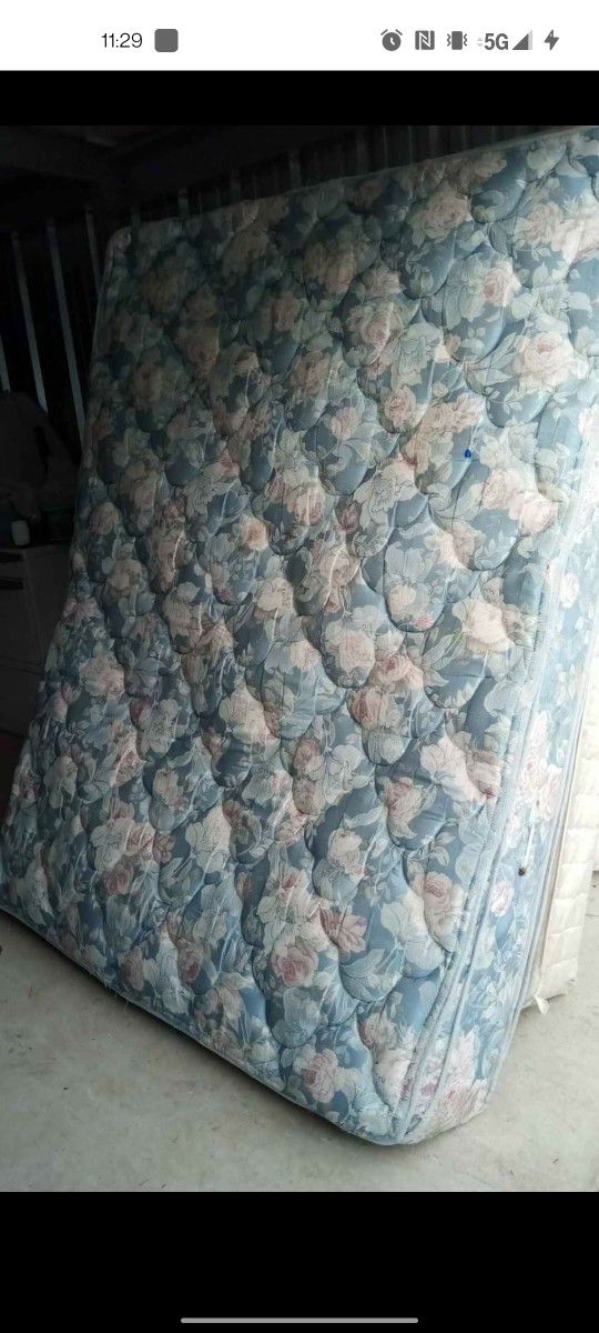 Queen Size Mattress And Box Spring $75.00