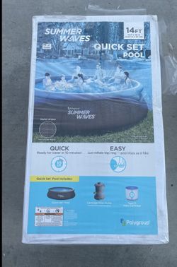 Summer waves Quickset 14ft Pool