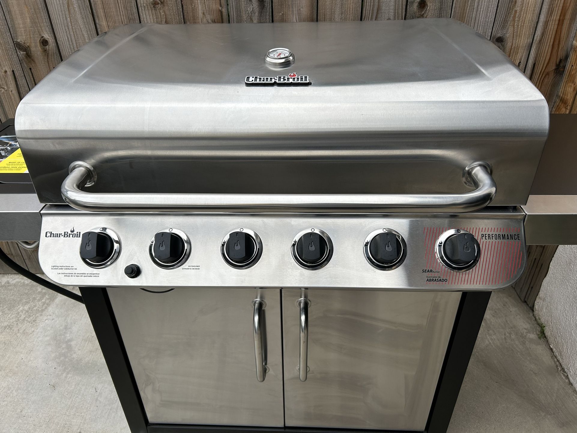 Char Broil 6 Burner Performance XL Gas Grill With Side Burner for Sale in Phillips Ranch CA OfferUp