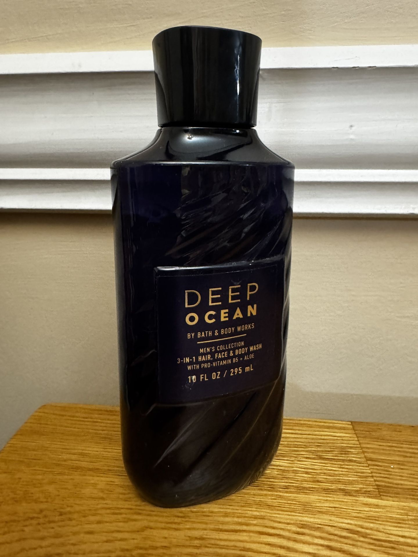 New Bath Body Works DEEP OCEAN MEN 3-in-1 Hair Face Body Wash Shower Gel 10 oz