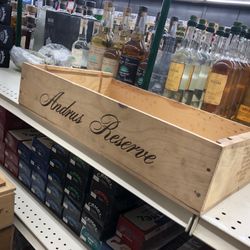 Andrus Reserve Wine Crate Box Empty 6/750