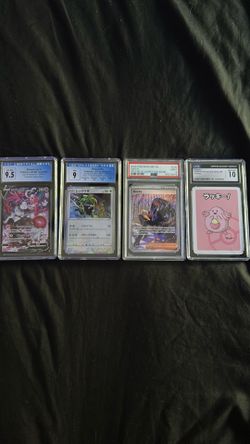 Graded pokemon cards