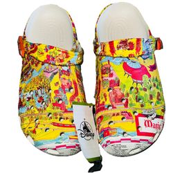 Walt Disney World Map CROCS Vault 50th Anniversary Mens 8 Womens 10 NWT RARE NEW